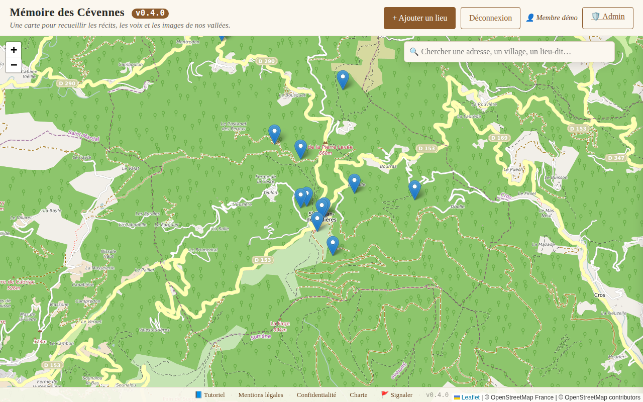 Accueil en tant que membre connecté